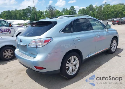 2010 Lexus Rx 450H из США, поврежденный, VIN JTJBC1BA9A2411038